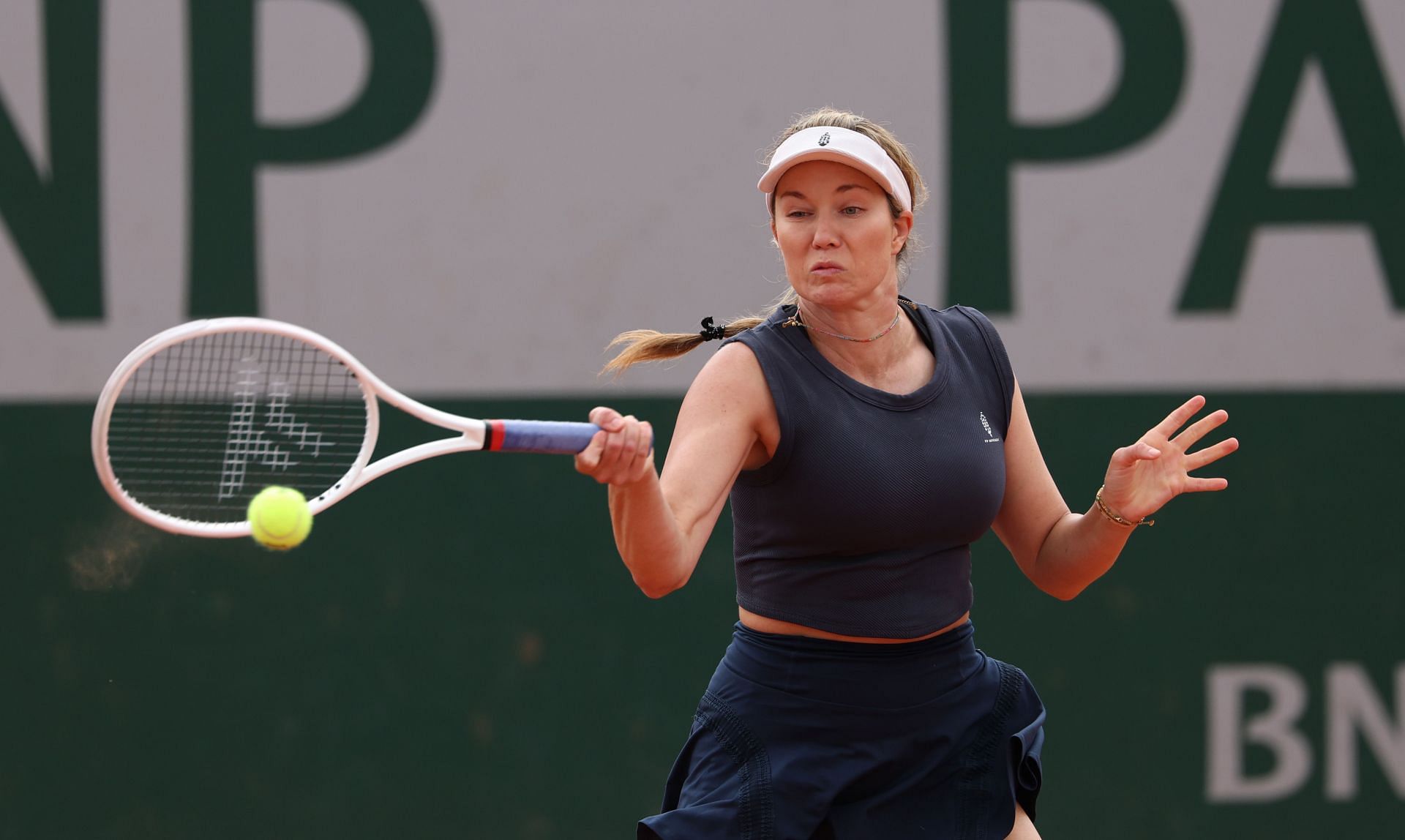 Danielle Collins at the French Open 2025. (Photo: Getty)